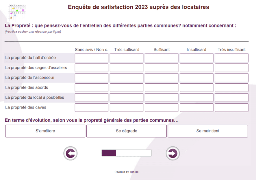 Sondages pour enquêtes de satisfaction